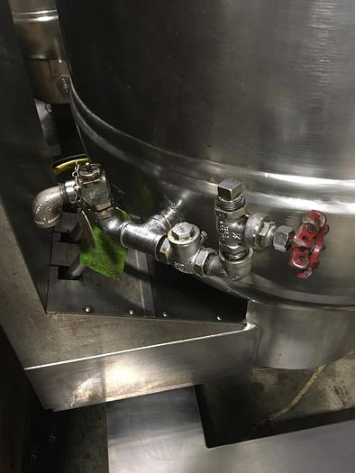 Used GROEN DH-60, 60 GAL STAINLESS STEEL TILTING NATURAL GAS STEAM KETTLE (#724)