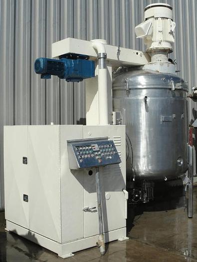 Used 600 GALLON (2400 LITER) FRYMA VACUUM PROCESSING MIXER – S/S – JACKETED