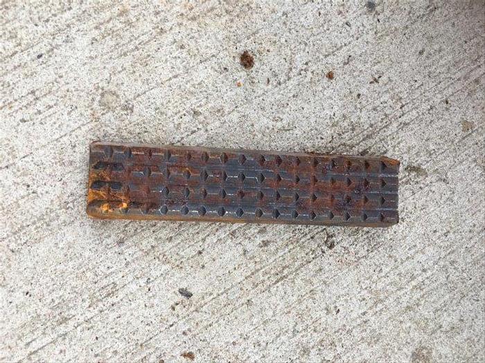 Used Lot of Die Inserts Approximately 4-7/8" x 1-1/8"