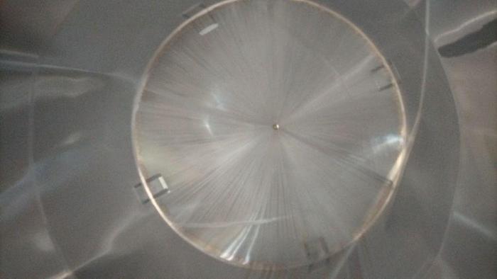 Used Tank, 4,000 Gallon, S/st, Cone Bottom, On Legs #S744779