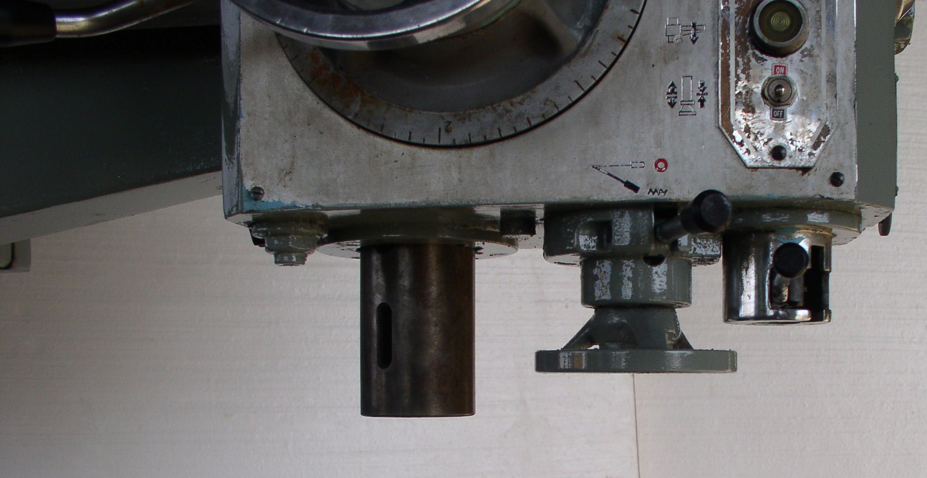 Used 3' x 9" JET Model JRD-939 Radial Arm Drill; T-Slotted Table; Mfg. 1985 - LIKE NEW