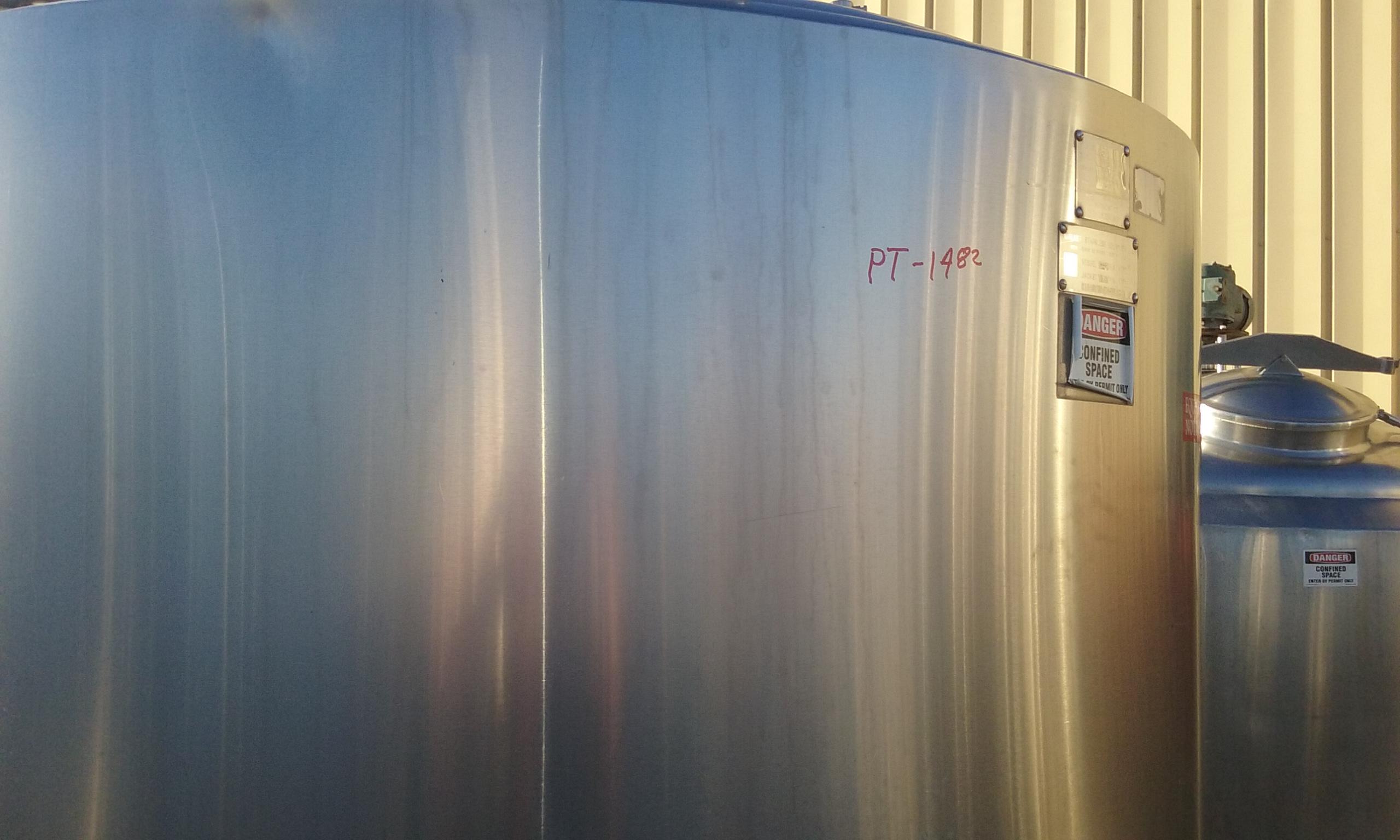 Usado 500 GALLON PROCESSOR TANK