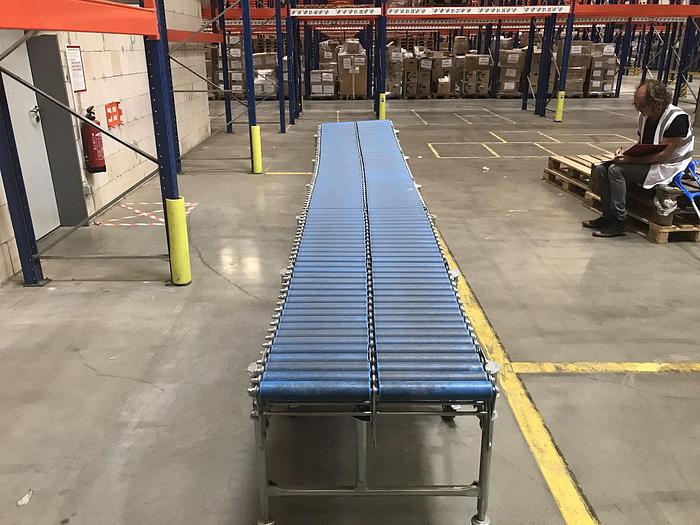 Gebraucht BLUME Scherenrollenbahn Auslaufrollenbahn 4 bis 8,5m