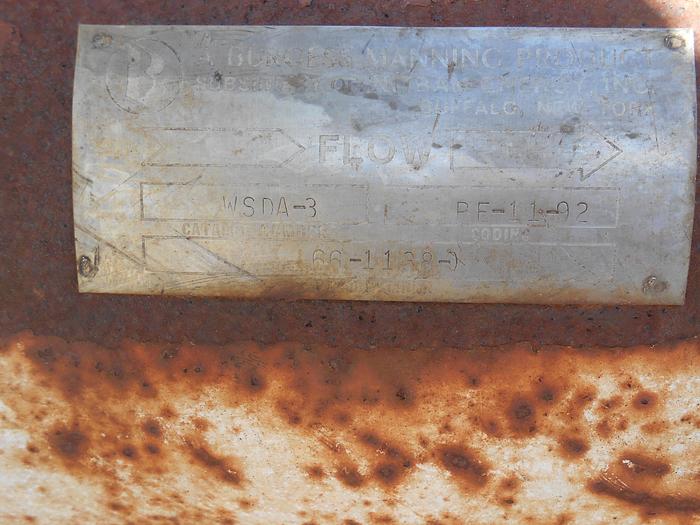 Used Tank, 10 Gallon, 9" x 36", C/st, Burgess #S741997