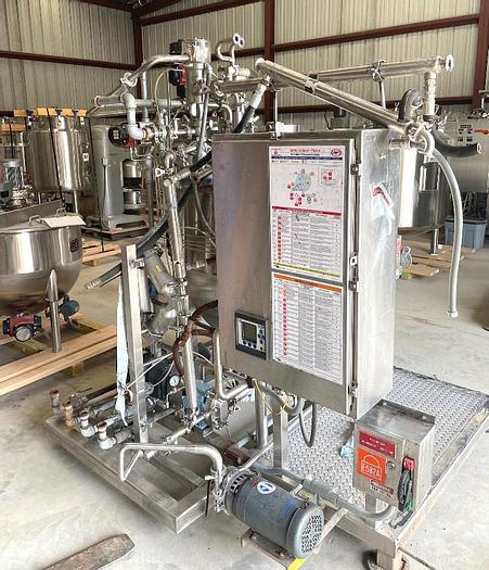 Used 125 GALLON LEE DOUBLE MOTION MIX KETTLE - S/S - JACKETED (#9948)