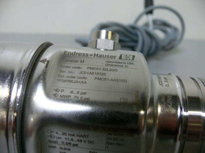 Used Endress Hauser Pressure Transmitter Cerabar M PMC51 - 32L20/0