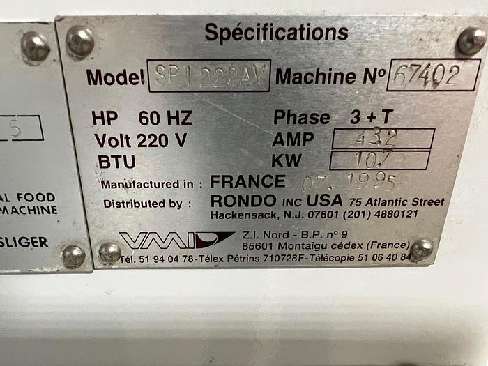 Refurbished Rondo Removable Bowl Spiral Mixer - SPI220AV