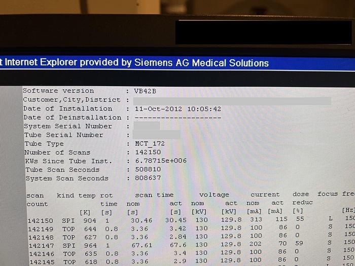 Used 2005 Siemens Emotion 6