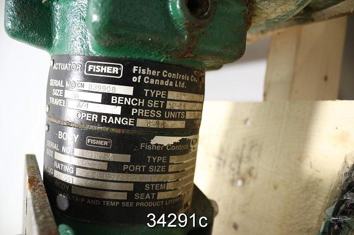 Used Fisher EZ 1" Steam Valve #34291