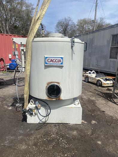 Used Used Caccia approximately 300 gallon stainless steel turbo-mixer