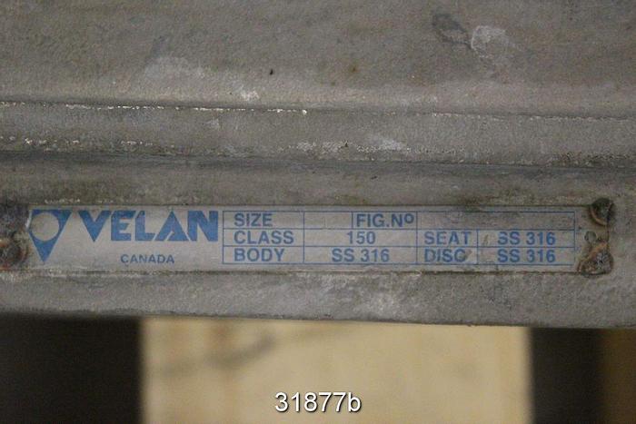 Used Velan 18-03700-13SL 12" Hand Operated Knife Gate Valve #31877