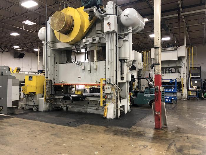 Used 600 ton Verson 144"x60" SSDC Stamping Press