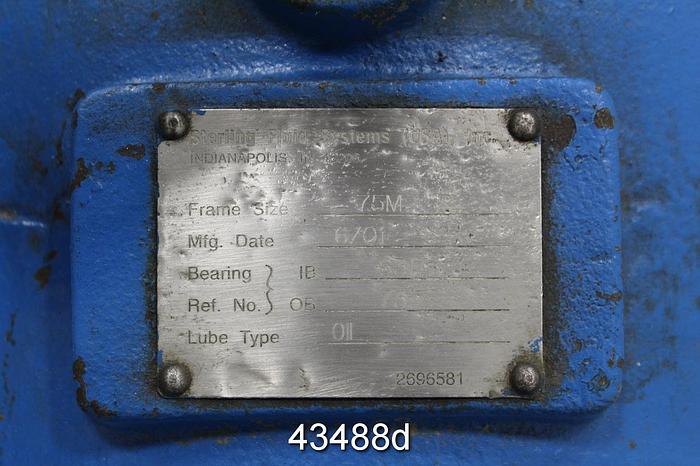 Used Goulds 3175 Pump Power End, With 24" Stainless Steel Stuffing Box #43488