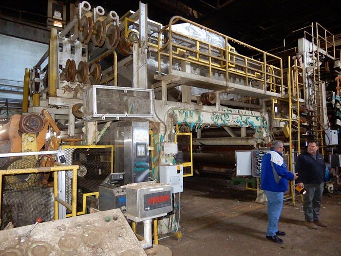 Used 153" ( 3.89M) MARSDEN HEATING/COOLING SYSTEM 4 GAS FIRED IR DRYERS