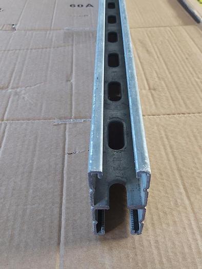 Gebraucht Montageschiene, Montageprofil, verzinkt, MQ-41 D, 82x41mm L=4,15m, Hilti gebraucht