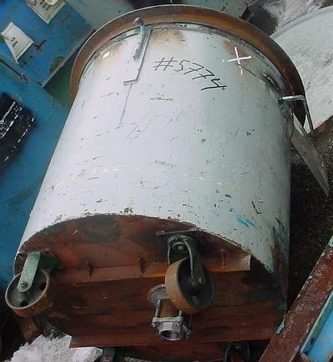 Used 125 GALLON PORTABLE MIX TANK – C/S – 35.75 in. DIA. X 38 in