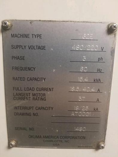 Used 1999 Okuma Crown L1060 CNC Turning Center