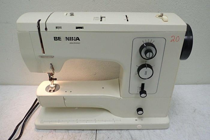 Used Vintage Bernina 831 Switzerland Sewing Machine with Red Case