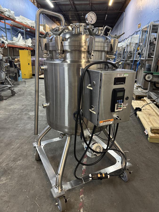 Used ABEC 200 Liter Jacketed Stainless Steel Mixing Tank