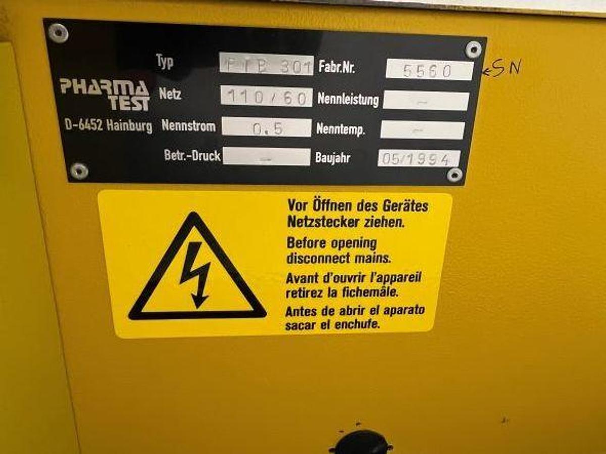 Used Key International HT-500 Tablet Hardness Tester