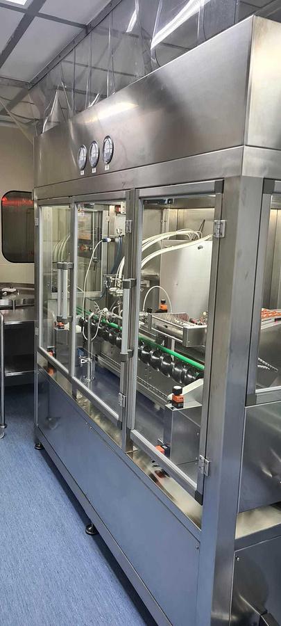 Used Glass Bottle Filling, Capping, & Terminal Sterilization Line for LVP