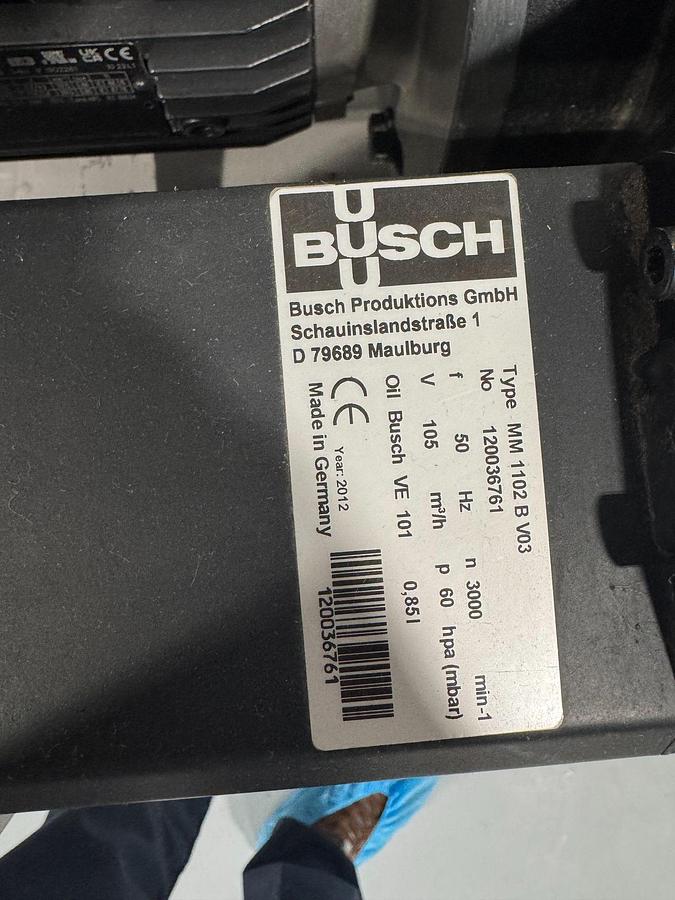 Used Weiler 628 Blow-Fill-Seal Machine