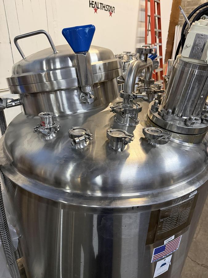 Used Precision Stainless 600L Jacketed Mixing Tank