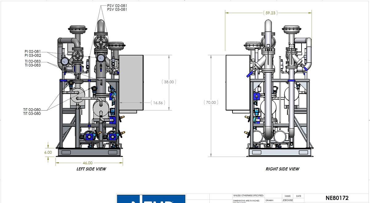 Used WFI Distribution / Heat Exchanger System