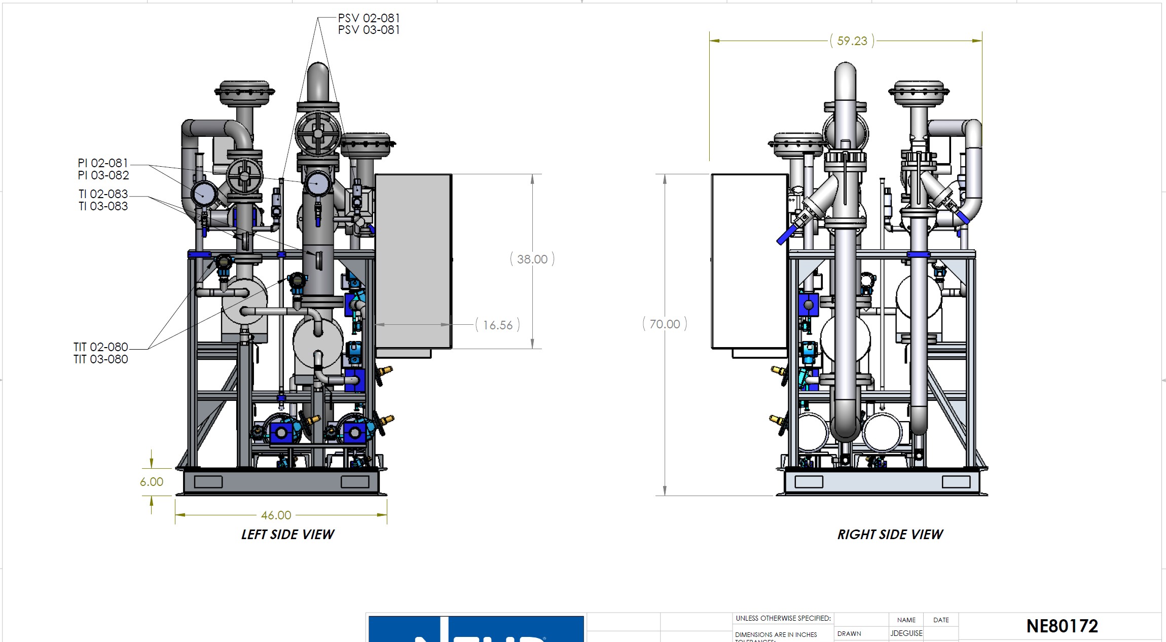 Used WFI Distribution / Heat Exchanger System