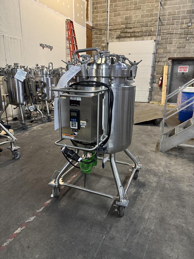 Used ABEC 200 Liter Jacketed Stainless Steel Mixing Tank