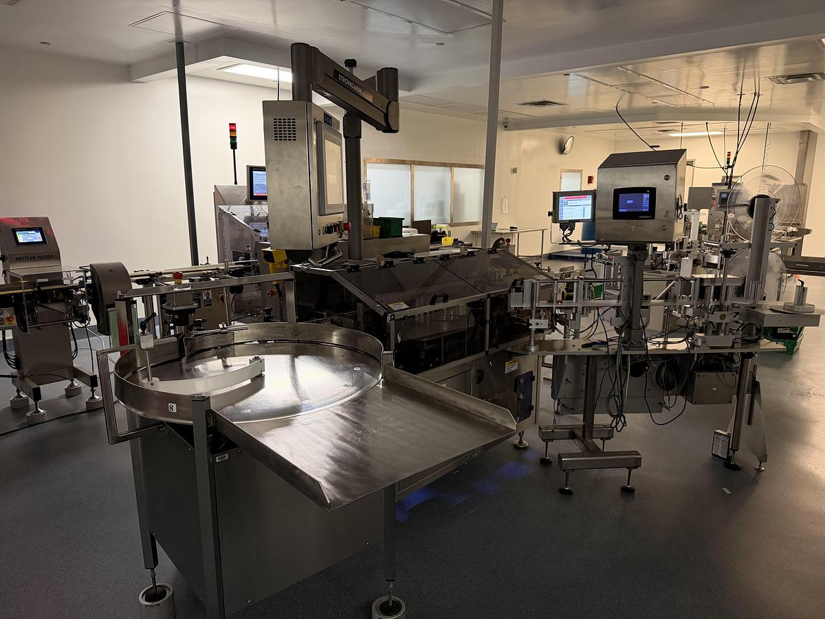 Used Vial Labeling Line