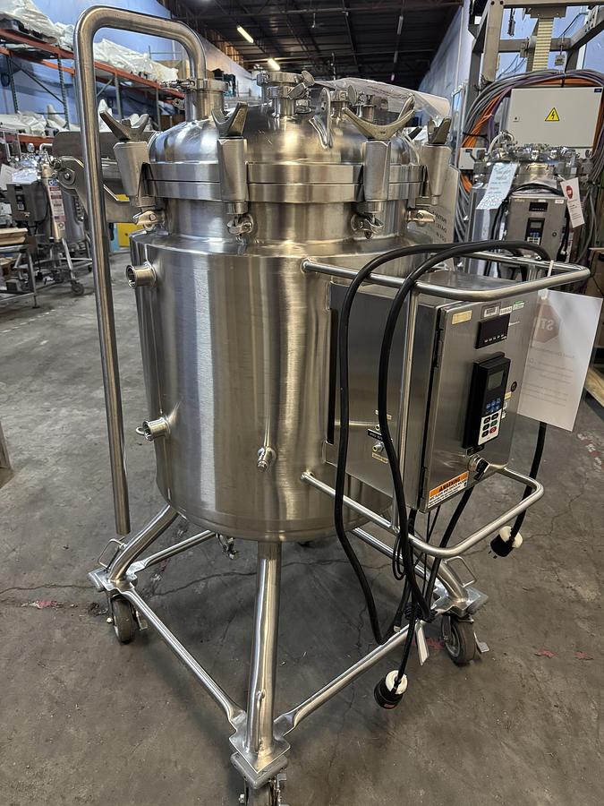Used ABEC 200 Liter Jacketed Stainless Steel Mixing Tank