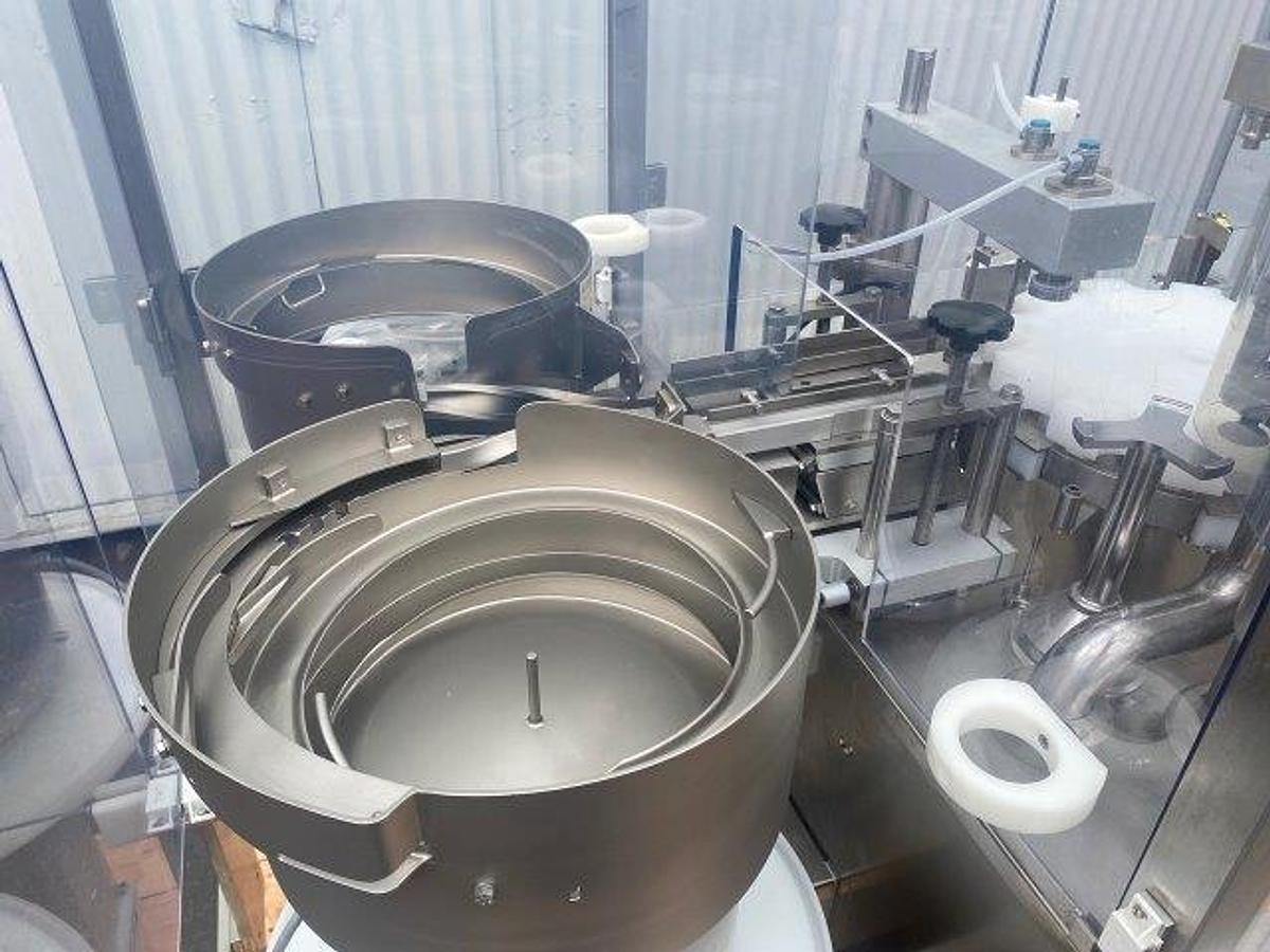 Used Rota FLR50 Vial Fill, Plug, & Crimp Machine