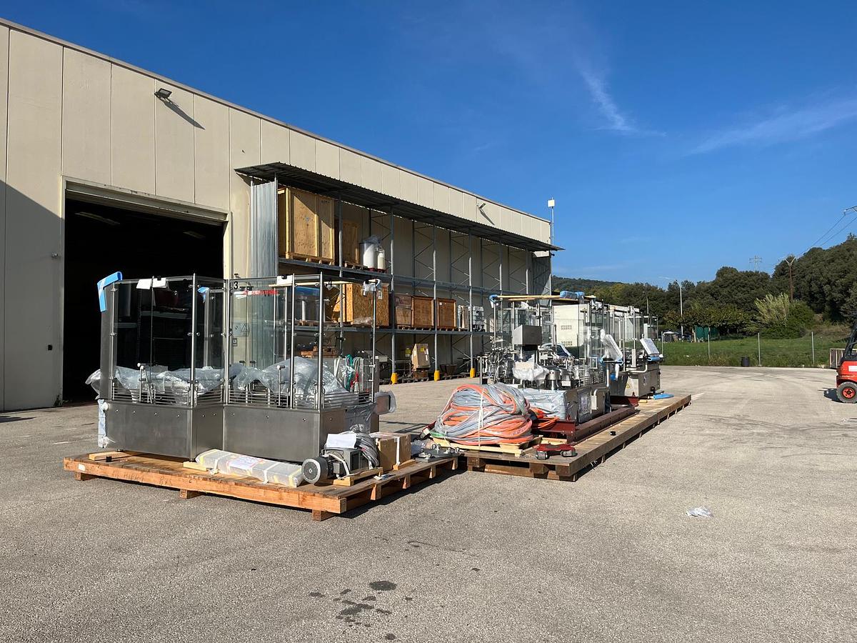 Used Bausch & Stroebel Filling-Stoppering-Trayloading Vial Line - up to 400/min