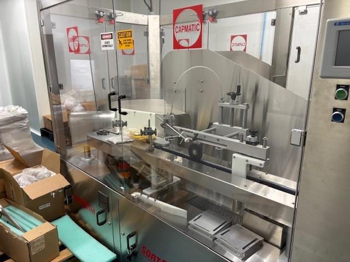 Used Capmatic Monoblock Bottle Filling and Capping Line 