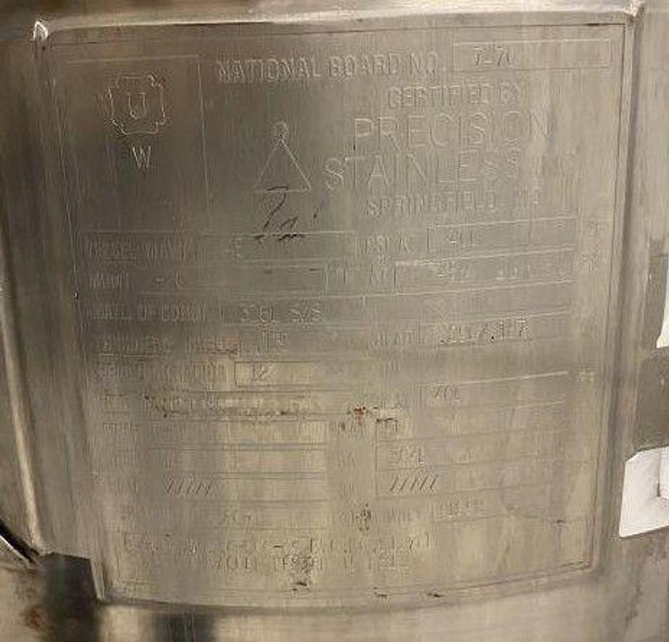 Used Precision Stainless 20L Stainless Steel Reactor