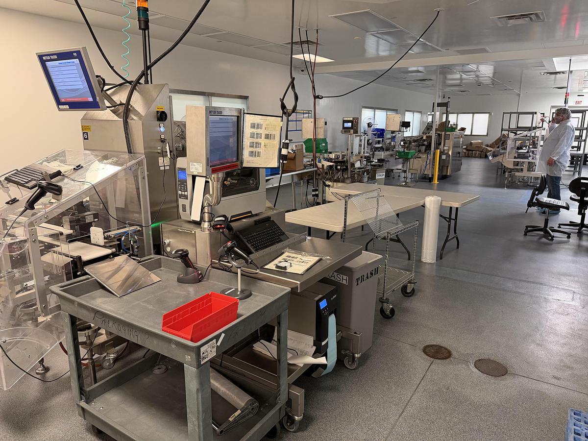 Used Vial Labeling Line