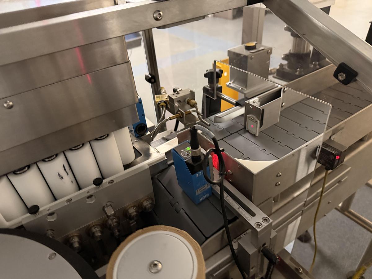 Used Vial Labeling Line