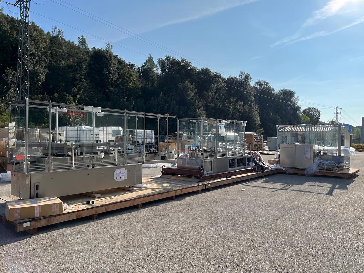 Used Bausch & Stroebel Filling-Stoppering-Trayloading Vial Line - up to 400/min