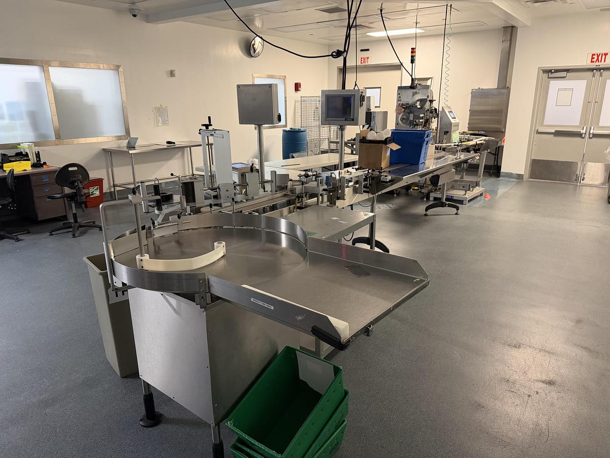 Used Vial Labeling Line