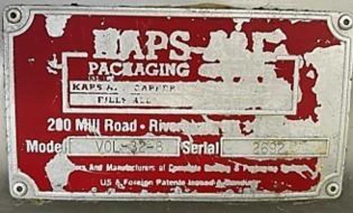 Used Kaps-All Liquid Filling Line