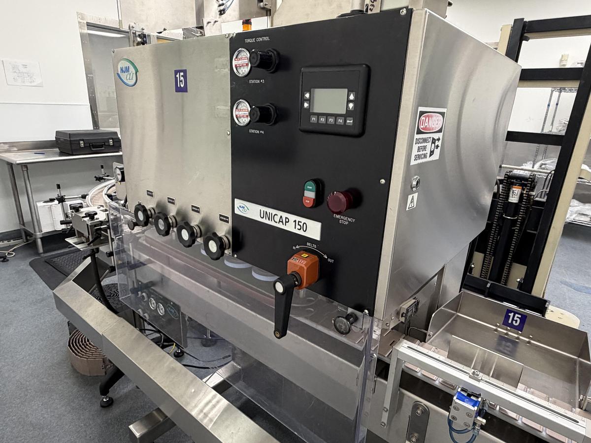 Used NJM Tablet/Capsule Automated Bottling Line