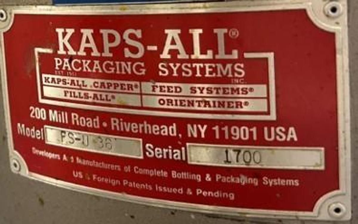 Used Kaps-All Liquid Filling Line