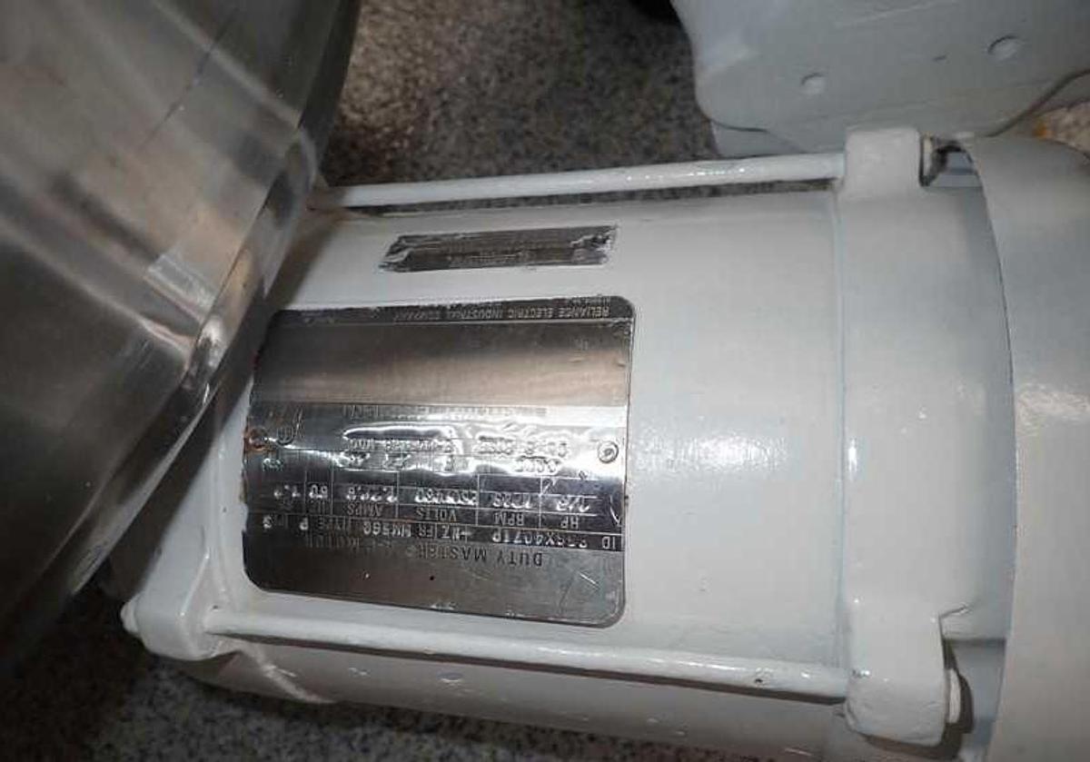 Used Mueller 100 Liter Stainless Steel Jacketed Mobile Mixing Tank