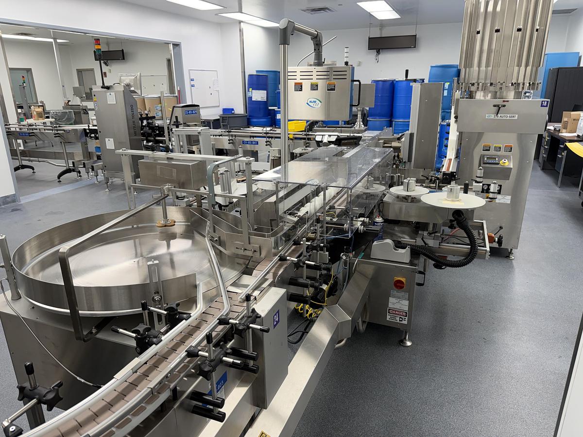 Used NJM Tablet/Capsule Automated Bottling Line