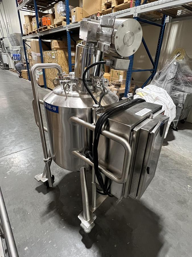 Used DCI 100L Jacketed Mobile Mixing Tank