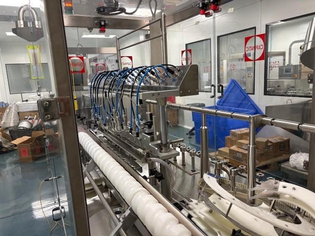 Used Capmatic Monoblock Filling & Capping Line
