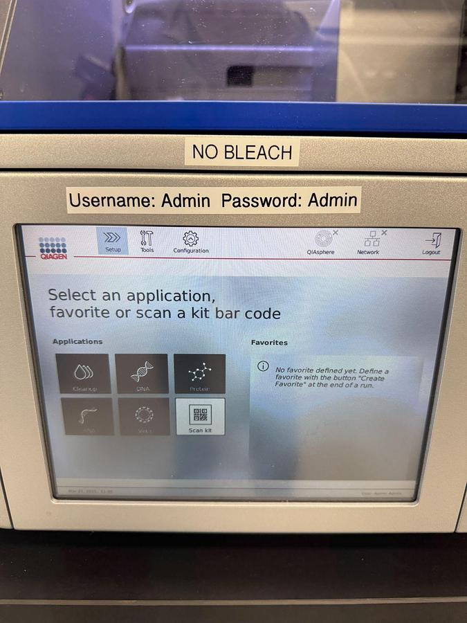 Used Qiagen QIAcube Connect RNA/DNA Extraction Instrument