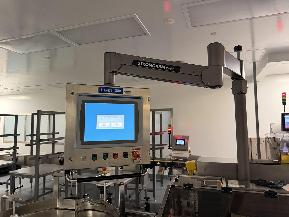 Used Vial Labeling Line
