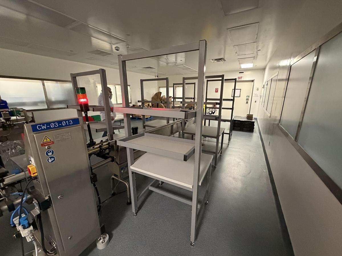 Used Vial Labeling & Packaging Line